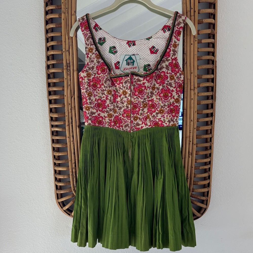 Lovely Vintage Dirndl Mini Dress